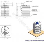 طراحی و ساخت پایه مخازن پلی اتیلن